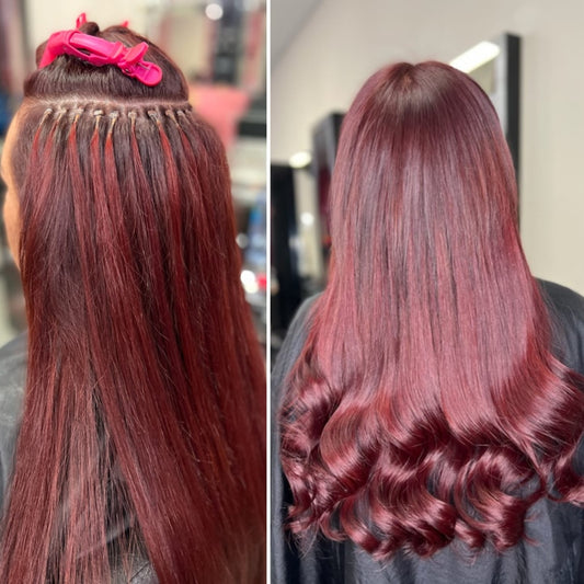 Tape-in Hair Extensions Touchup