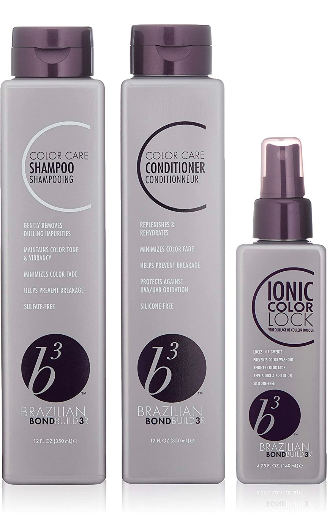 B3 Shampoo/Conditioner/Ionic Color Lock Trio Pack